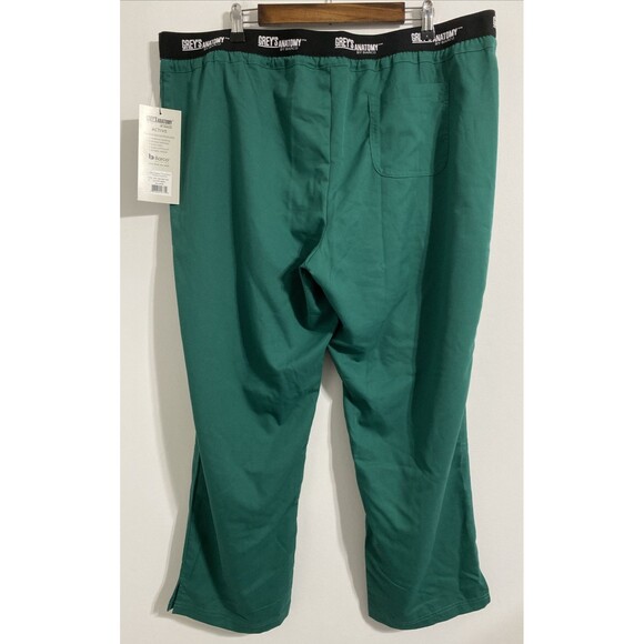 Grey's Anatomy Barco Active Scrub Pants Bottoms 3 Pocket Womens 3X Green NEW - Picture 2 of 10